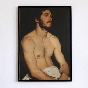 Renaissance Male Portrait Art: Classical Figurative Print (digital Download) - Etsy