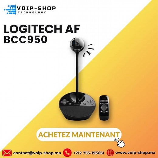 🎥 Logitech AF BCC950 — La caméra tout-en-un pour des visioconférences professionnelles