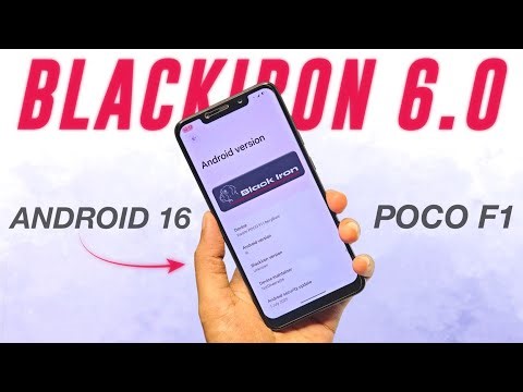 POCO F1 - BlackIron v6 Android 16 Update 🤩 Customization - Detailed Review