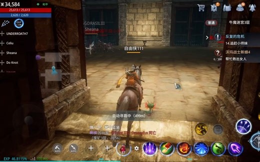 Mir4比奇县委托任务——沃玛战士新娘4——帮忙救出女人