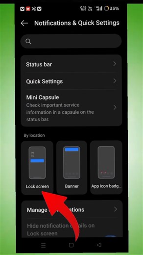 How to see notifications on the lock screen in Samsung| #samsung​ | #shorts settings