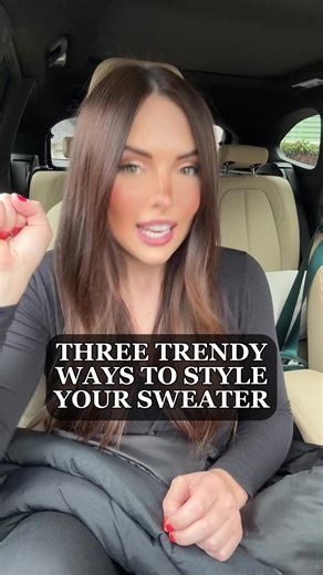 5.9K views · 46 reactions | Three ways to style your sweater!朗❤️comment "LINK" for all the button up sweaters! ✨I love that these very simple sweaters have made a comeback but in a very different style!⭐️ what do you think?! #sweaterweather #sweateroutfit #amazonfashion #winteroutfit #buttonupsweater #oversizedsweater | Kate Fuller | Facebook