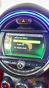 Mini Cooper service reset