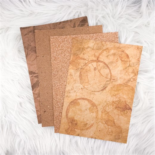 Natural Paper - A5 Matte Sticker Paper (set of 4) - Etsy