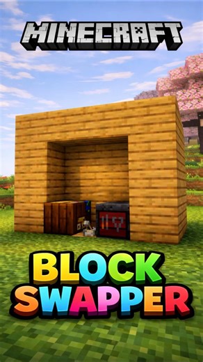 SIMPLEST block swapper in Minecraft #minecraft #viralshorts #shorts