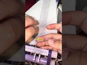 Even count peyote on loom