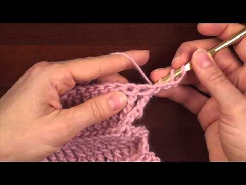 Crochet Stitch Variations: Back Post Treble Crochet