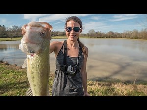 Pond Fishing with Ocean Spoon Girl