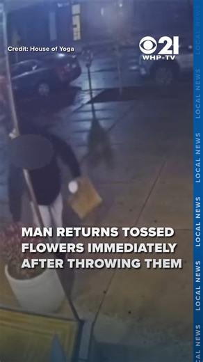 4.3M views · 21K reactions | Everyone has bad days. That's what York-based House of Yoga said when it shared a video Monday of a man ripping out flowers in front of its yoga studio. READ MORE: https://local21news.com/news/local/watch-man-rips-up-then-replaces-yoga-studios-flowers-prompting-calls-for-compassion-house-of-yoga-york-county-pennsylvania-pa | Local 21 CBS News, WHP Harrisburg | Facebook