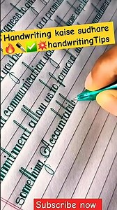 Improve Handwriting Fast in 7 Days — 3 Step Rule. 📚 #handwriting #students #studygoals #shortvideo