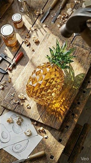 Crushing a Crystal Pineapple 🍍 with a Hammer 🔨| Extremely Satisfying ASMR Smash”