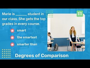 Degrees of Comparison Quiz | Comparison of Adjectives Test | Positive Comparative Superlative