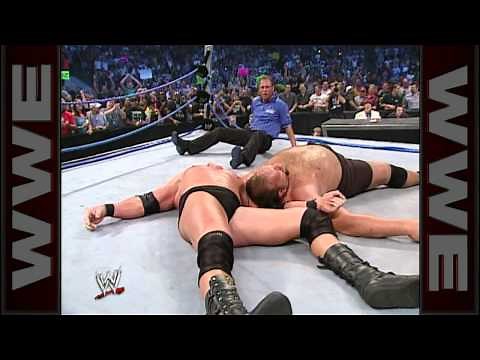 The SmackDown ring collapses after Big Show gets superplexed: SmackDown June 12, 2003