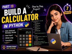 Build a Python Calculator from Scratch 🧮 | Beginner Project Step by Step