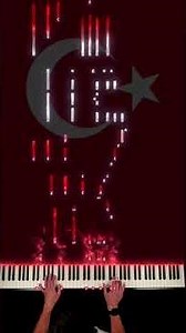 Türkiye National Anthem on Piano 🇹🇷🎹 #worldcup #music #piano