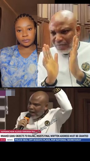 47K views · 1.4K reactions | How The Drama Start In The Court Today As Nnamdi Kanu Insist To be granted the opportunity to give a final address as enshrined in the constitution. | Blessing Martin | Facebook