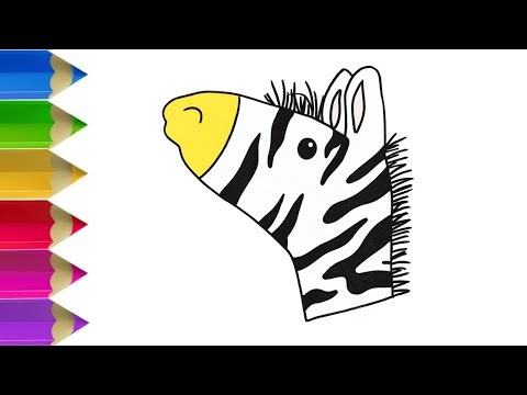 How to Draw Zebra Easy | Simple Animal Drawing for Beginners #easydraw #how #animals #drawing #zebra
