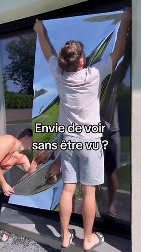 1.3M views · 6.9K reactions | Comment voir sans être vu ?  Avec un film effet miroir ! Profite de la vue tout en gardant ton intimité grâce à son effet anti-regards ❌ Commande vite tes échantillons gratuits  #luminisfilms #filmpourvitre #filmmiroir #visavis #antiregard #intimité #home #homedecor | Luminis films | Facebook