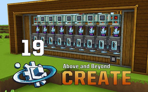 Create A&B《Ep19 精密构件自动化》我的世界机械动力模组生存实况视频 安逸菌解说