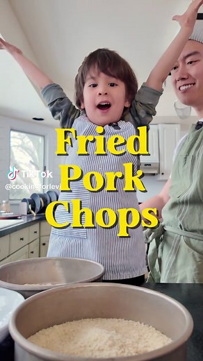 Levi makes fried breaded pork chops! | Pork Chops