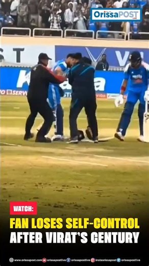 Virat Kohli’s 52nd ODI Century in Ranchi: Fan Rushes Field Amid Record-Breaking Knock