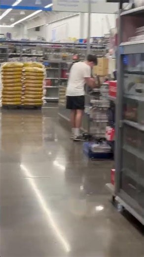 Connected to intercom at Walmart prank ! Comment for tutorial #prank #funny #trolling #fyp