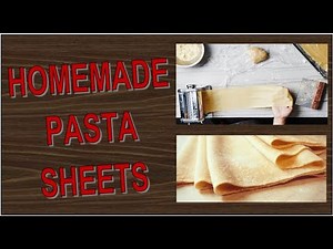 How to make Homemade Pasta from scratch ~ DIY pasta sheets at home! Easy and simple!