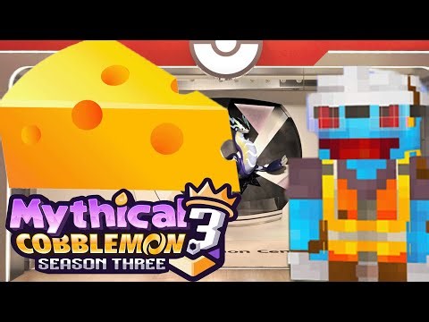 Pokecenter for the CHEESE! Mythical Cobblemon Season 3 Ep 25