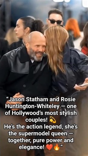 Jason Statham and his wife are always together #jasonstatham