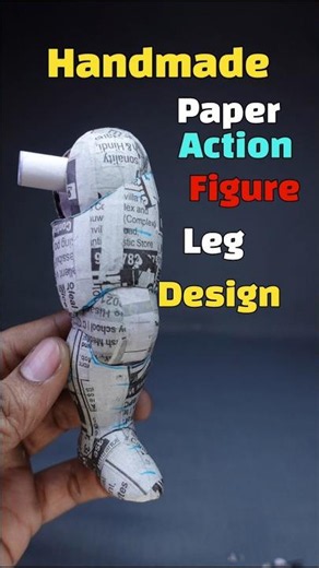Paper Action Figure Leg Design | Fatman #diy #actionfigure