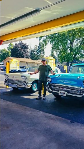 1957 Chevy 150 & 1958 Chevy Delray | Classic Sleeper Cars at the Diner