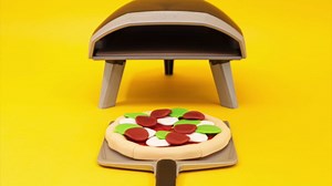 Casdon Ooni Koda Pizza Oven | Toy Pizza Oven For Children Aged 3+ | Features Real Flame-Effect Light!