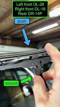 Hyundai Tucson wiper blade replacement #wiper #diy
