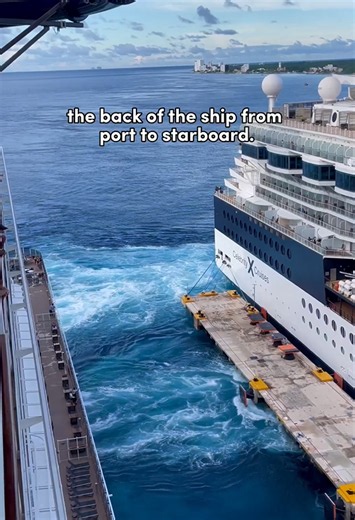 How does a cruise ship move?
