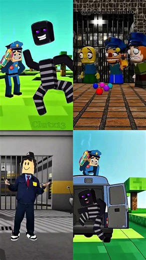 🔥 ROBLOX STEVE 🚔 POLICE CAR Dance Part-2 💃😎 | EPIC FUN 🤩 #shorts #roblox #robloxanimation