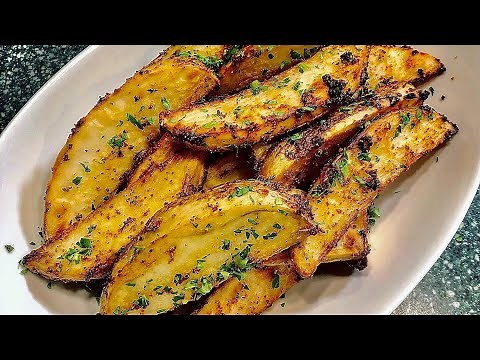 Simple Oven Baked Crispy Potato Wedges