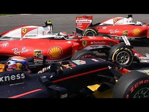 F1 2016 Max Verstappen VS Ferrari [HD]