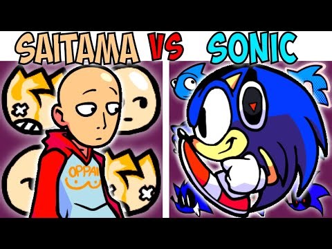 ALL ONE-PUNCH MAN VS SONIC TEST | FNF Character Test | Gameplay VS Playground