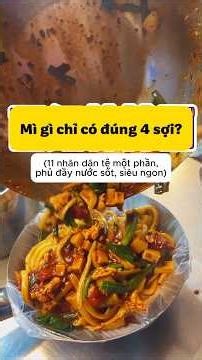 Cận cảnh bát mì ngon nhức nách. #monngon #review #cuocsong #thuvi
