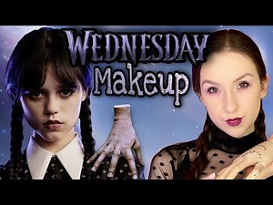 WEDNESDAY MAKEUP TUTORIAL🖤MAKEOVER TRANSFORMATION🤍