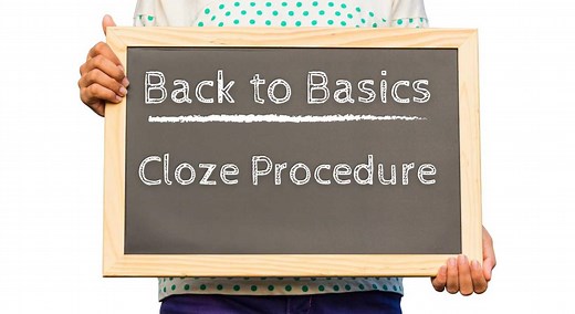 Back to Basics: Cloze Procedure - Decoda Literacy Solutions