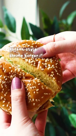 Delicious Korean Shrimp Burger Recipe