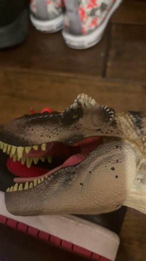 d rex laughs at rexy #jurassicworld #stopmotion #memes #shorts