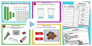 Year 2 Maths Estimating Measures Lesson Pack