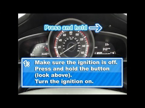 How to reset the service light Mazda 3