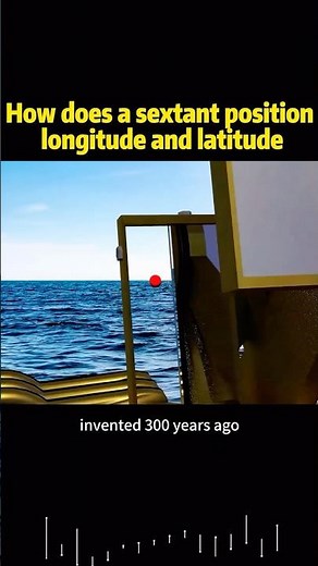 How does a sextant position longitude and latitude #knowledge #science