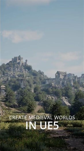 Create Medieval worlds with our ready to use map and modular content in Unreal Engine 5