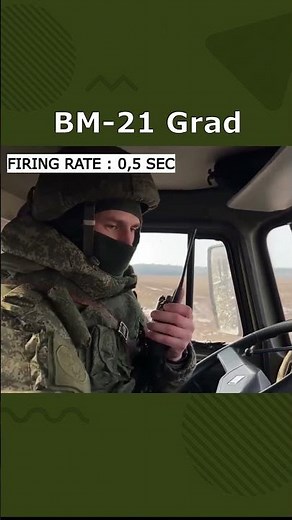 Loading and firing the "Grad" rocket launcher