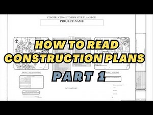 How To Read Construction Plans | Cover, Notes, Existing Conditions
