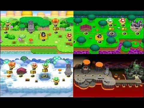 New Super Mario Bros. Music [NORMAL] - MEDLEY OF "World Map" Themes | VGM Medley #12